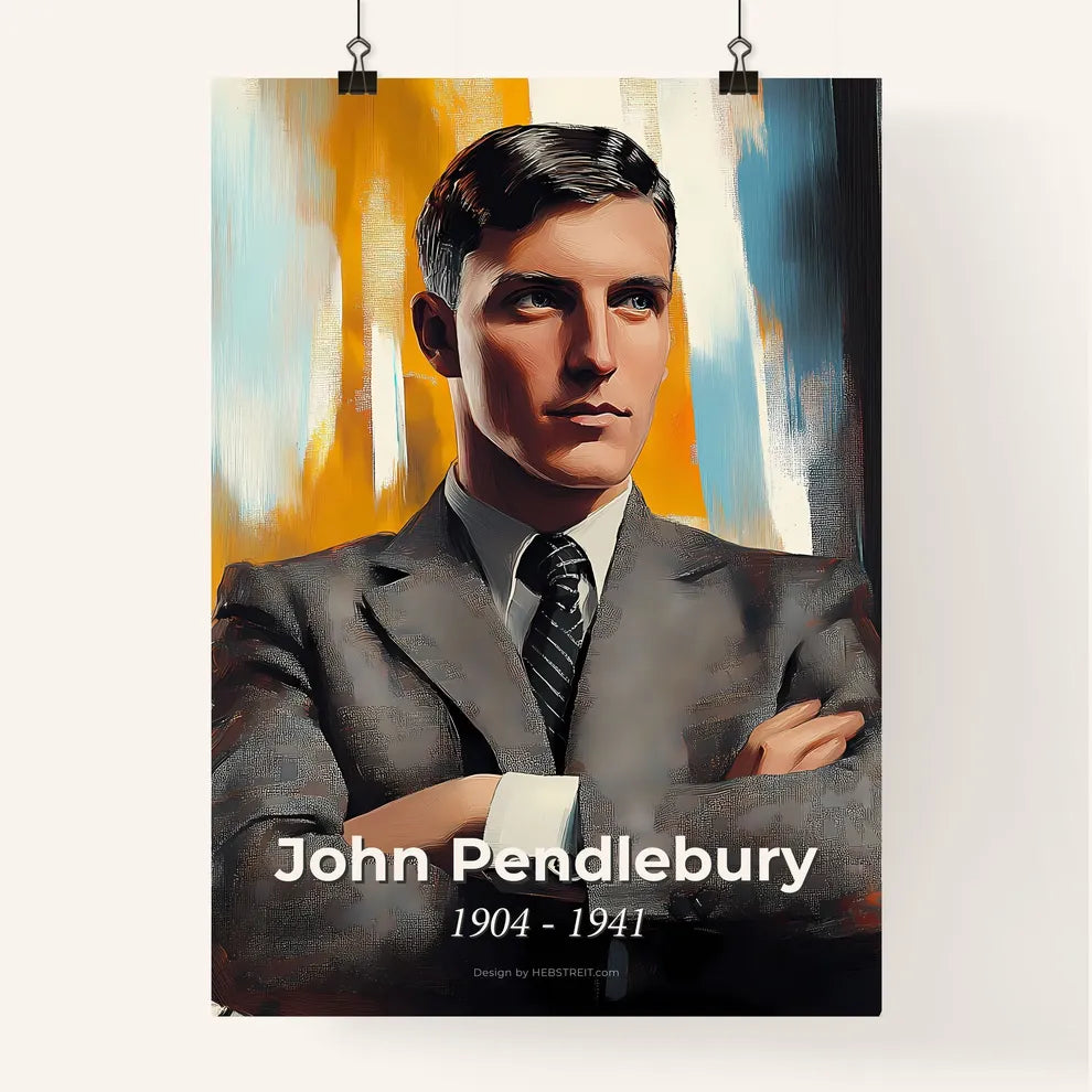 Portrait of John Pendlebury Poster
