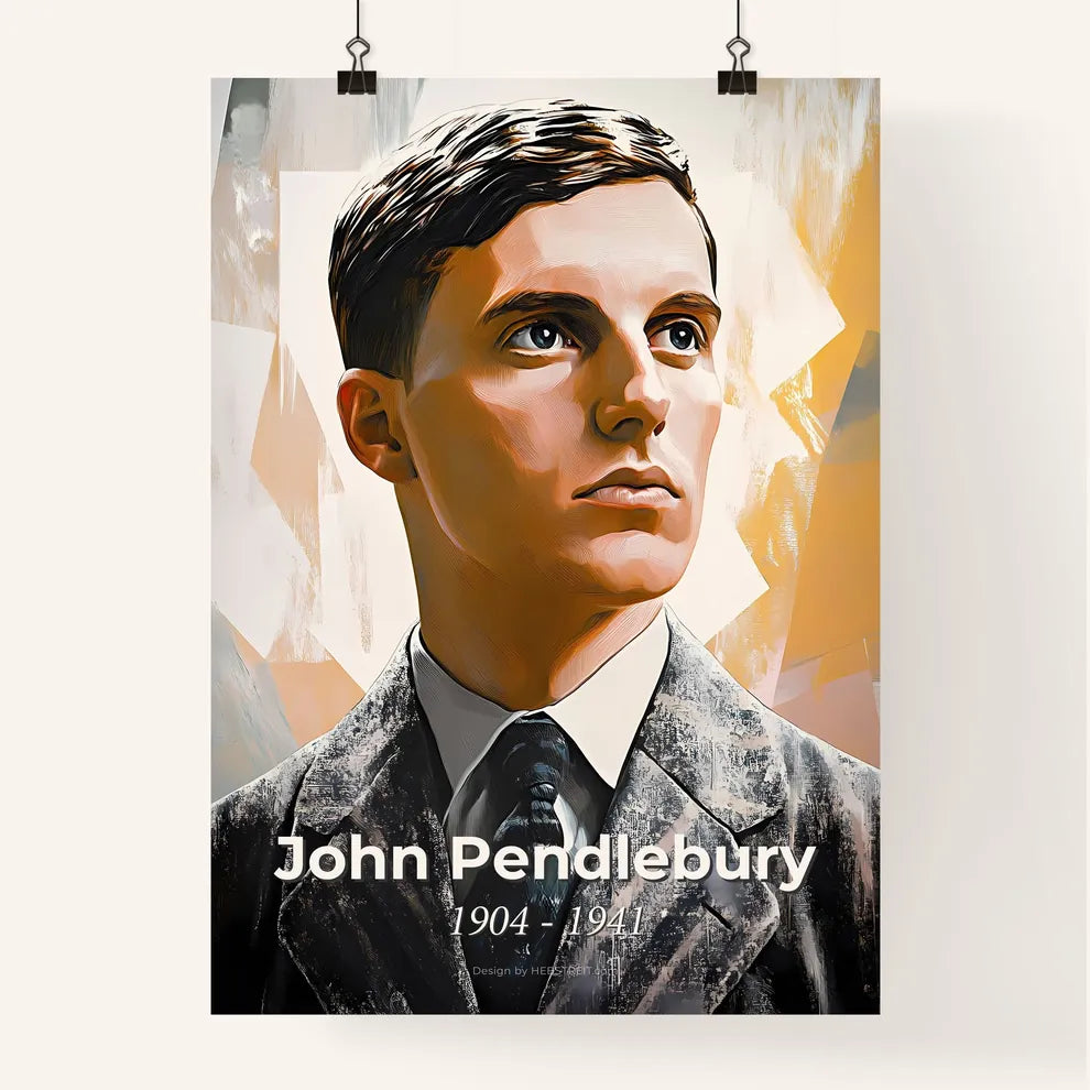 Portrait of John Pendlebury Poster