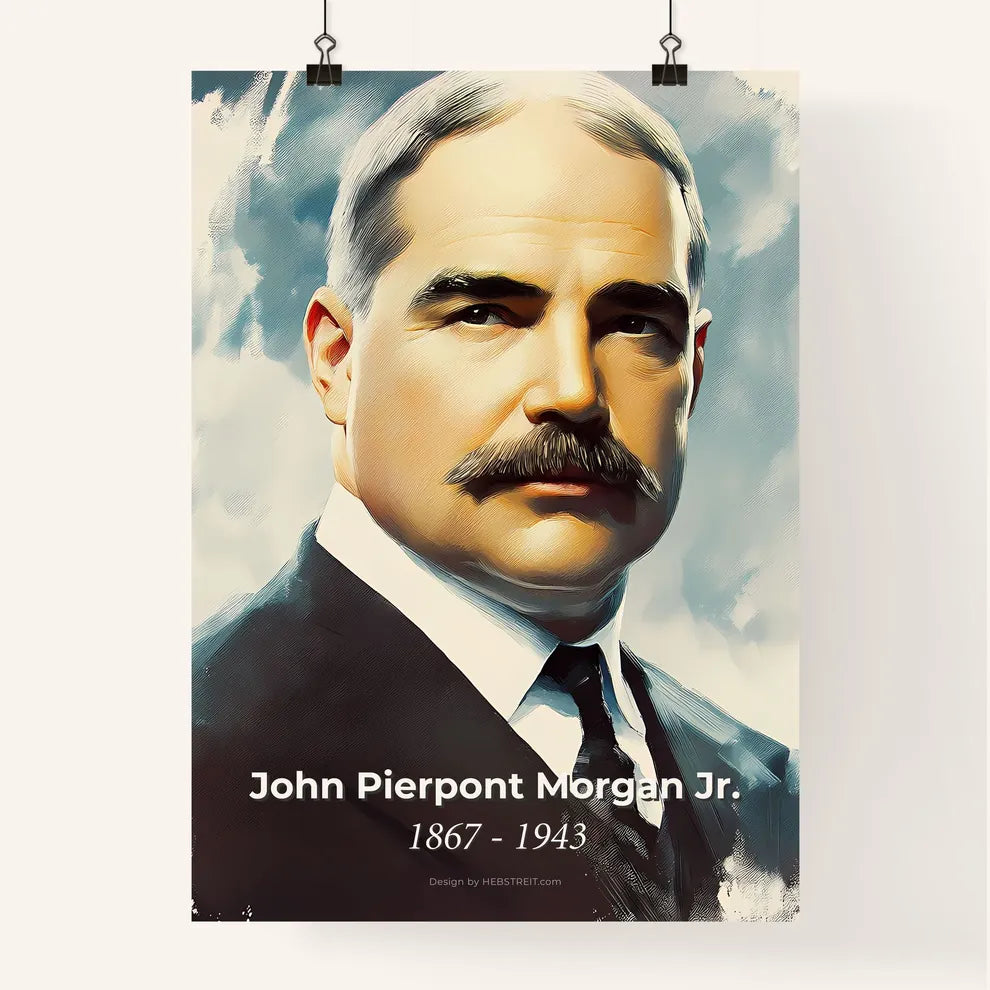 Portrait of John Pierpont Morgan Jr. Poster