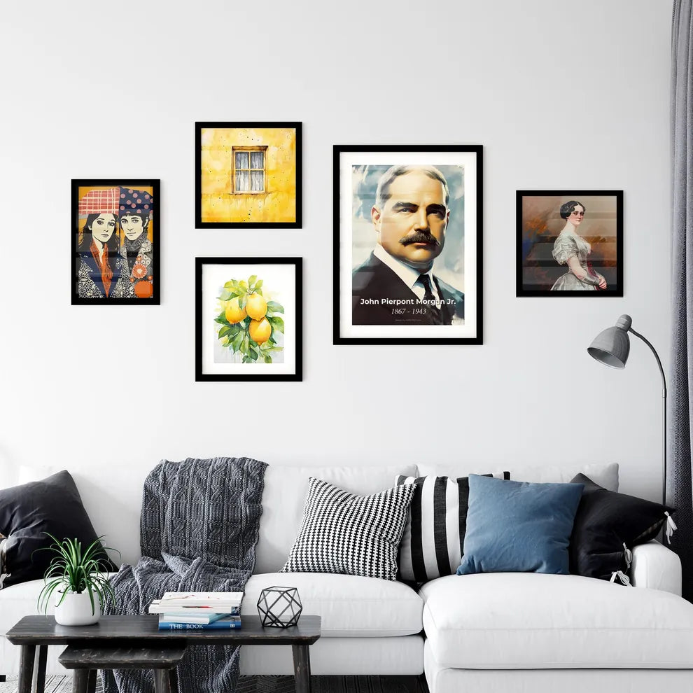 Portrait of John Pierpont Morgan Jr. Wall Art