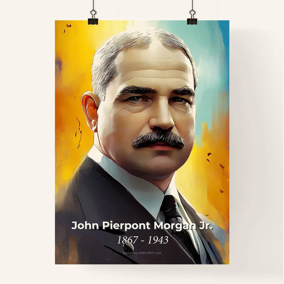 Portrait of John Pierpont Morgan Jr. Poster