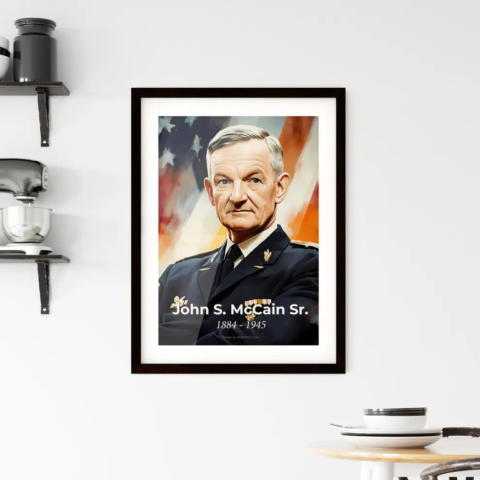 Portrait of John S. McCain Sr. Hangings