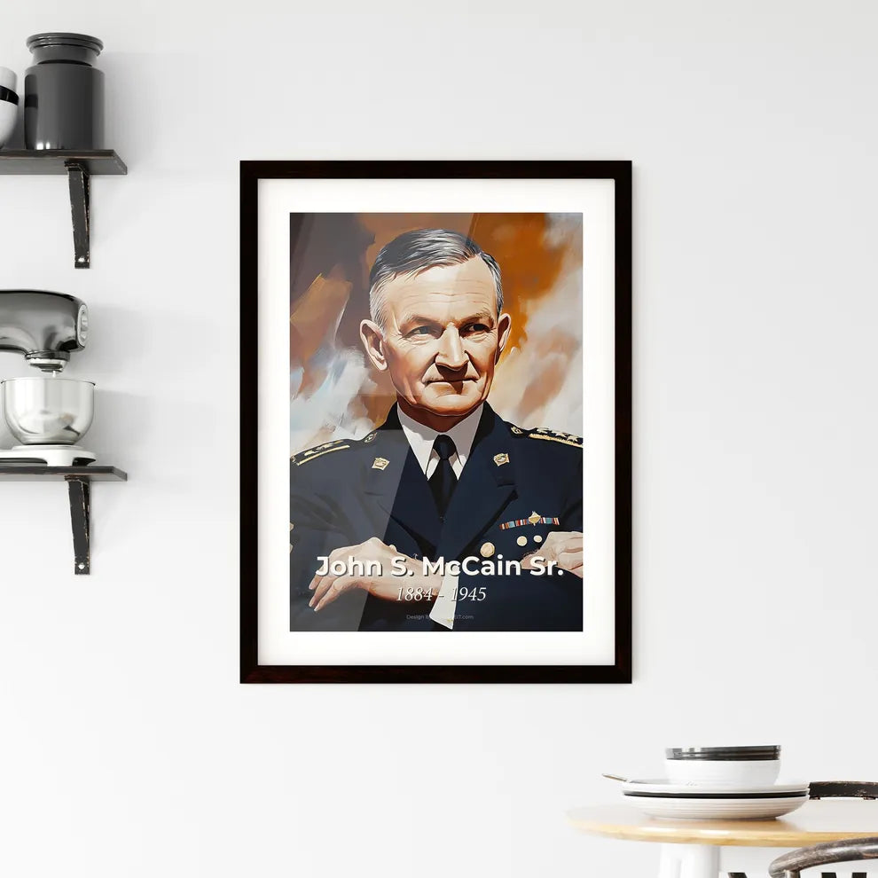 Portrait of John S. McCain Sr. Hangings