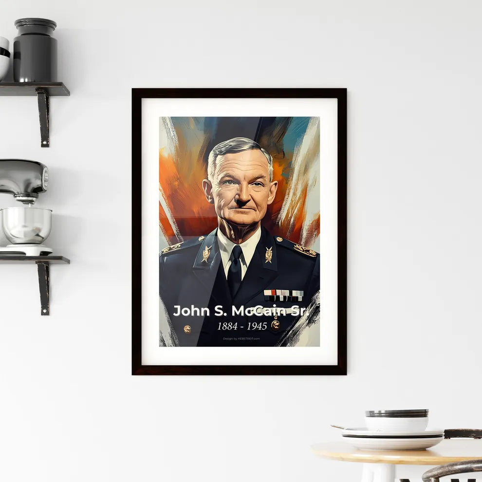 Portrait of John S. McCain Sr. Hangings