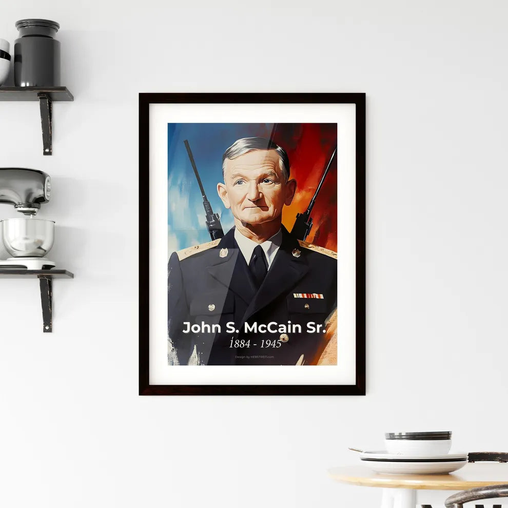Portrait of John S. McCain Sr. Hangings