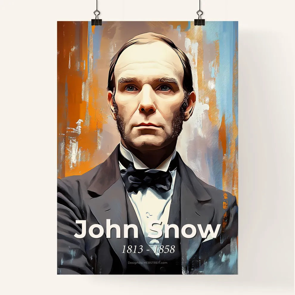 Portrait of John Snow Poster