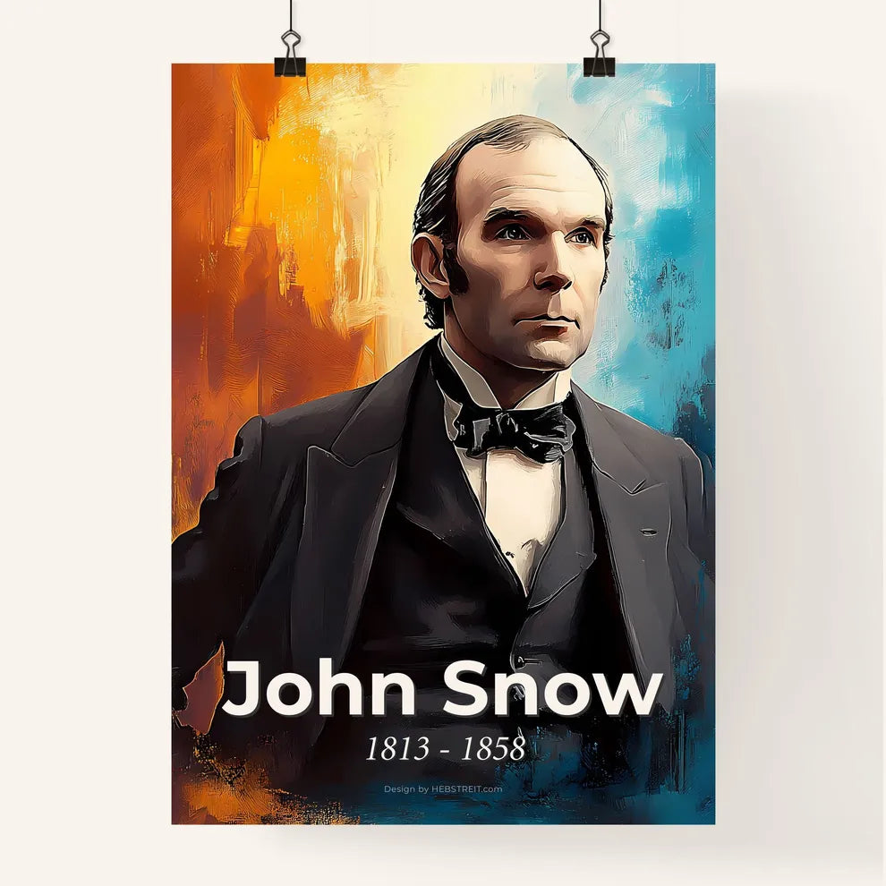 Portrait of John Snow Poster