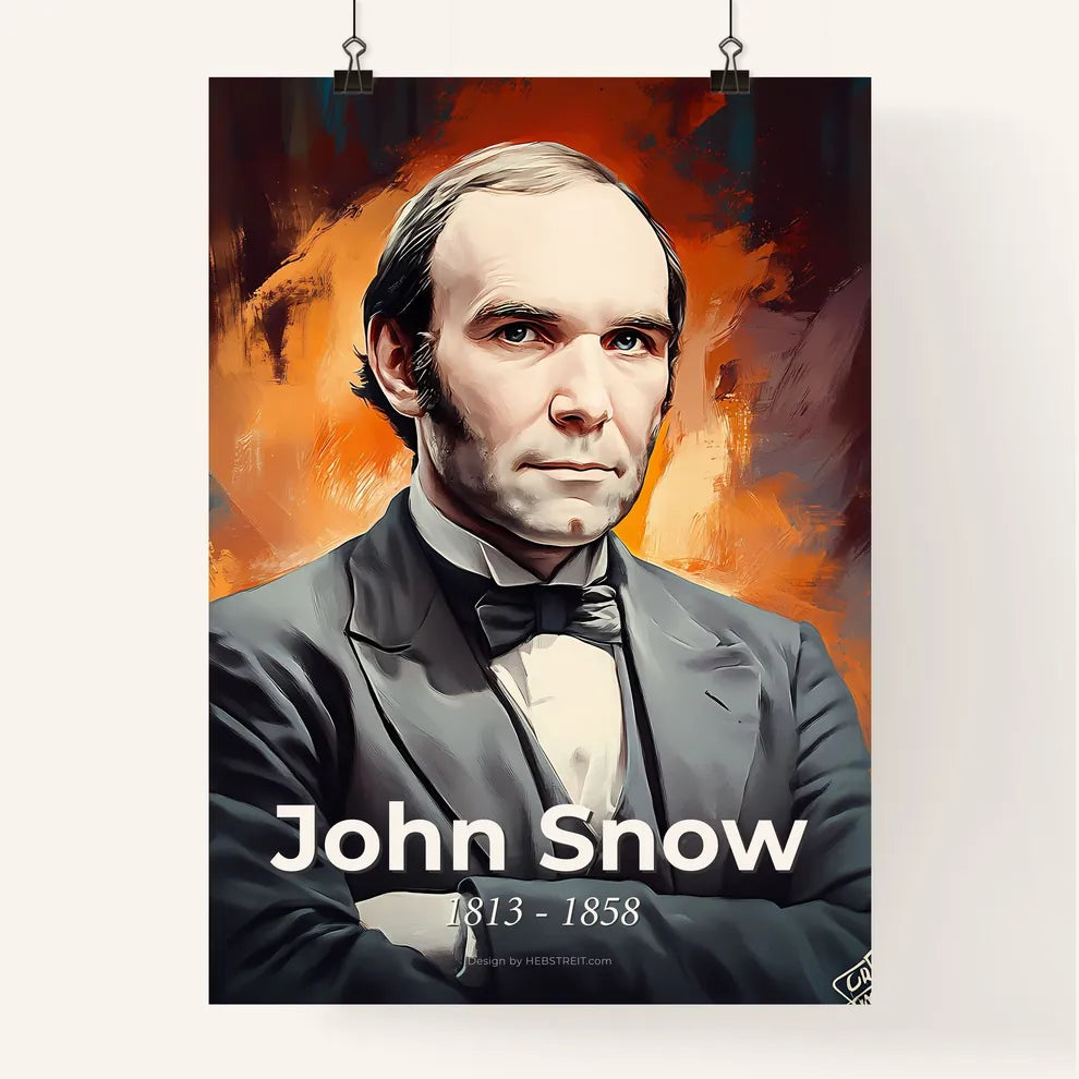 Portrait of John Snow Poster