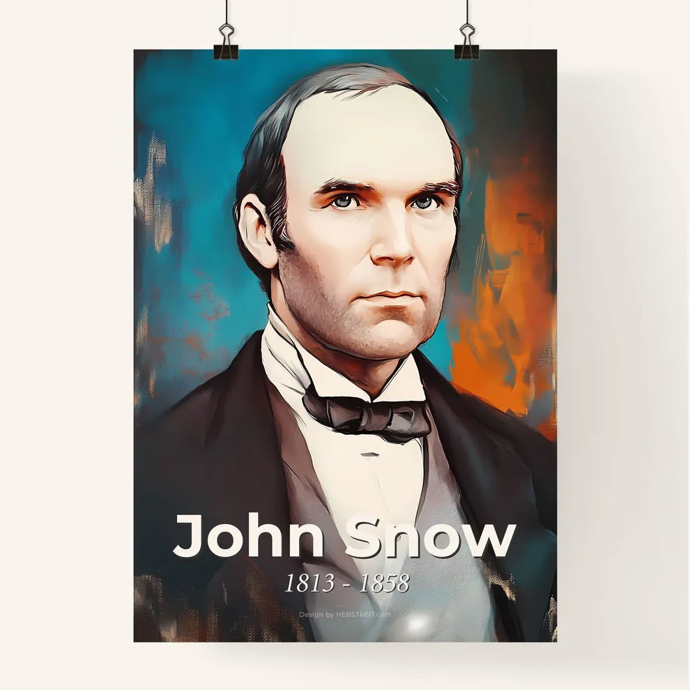 Portrait of John Snow Poster