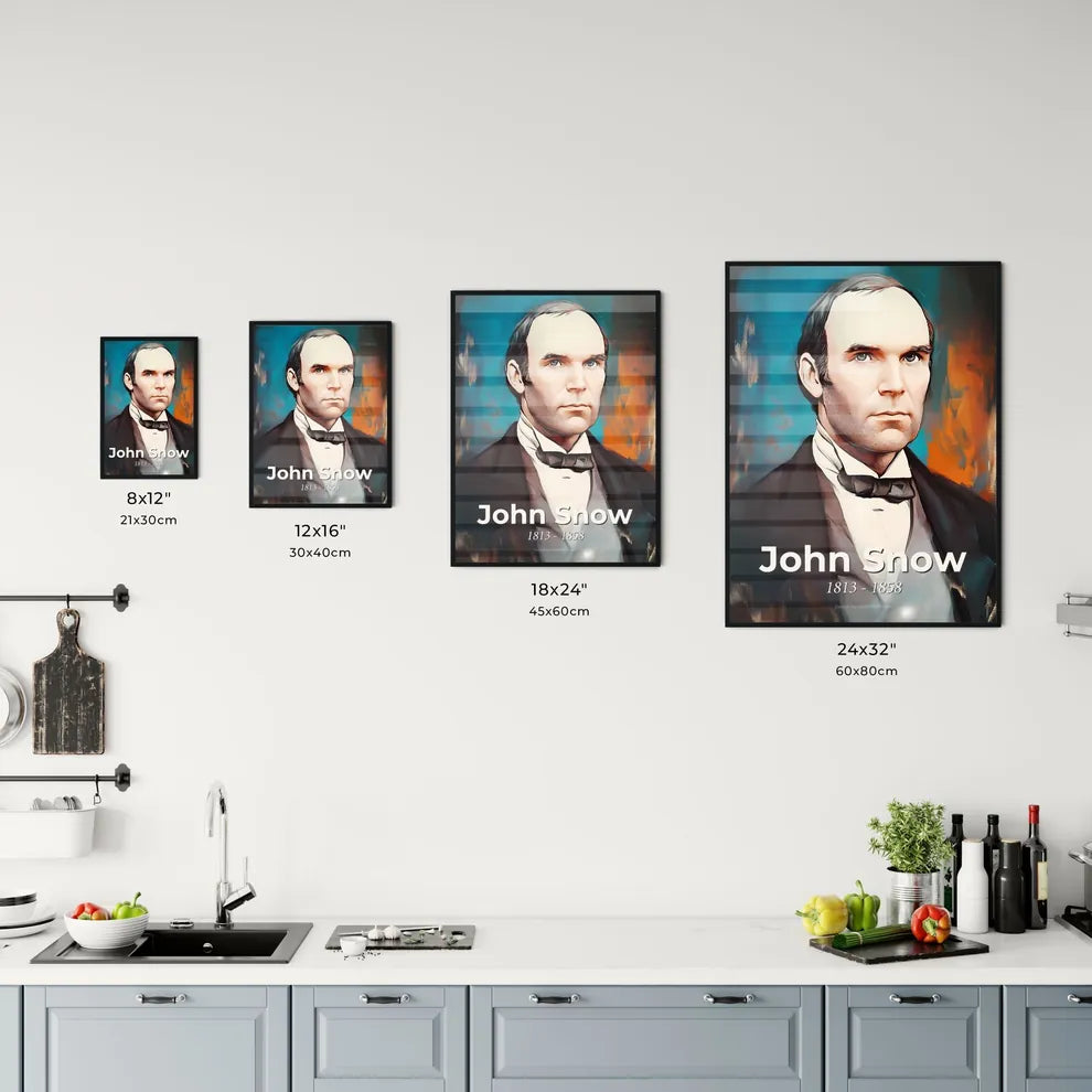 Portrait of John Snow Size Chart