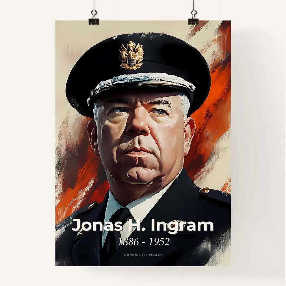 Portrait of Jonas H. Ingram Poster