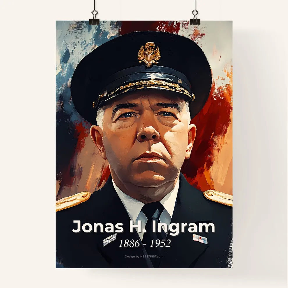 Portrait of Jonas H. Ingram Poster