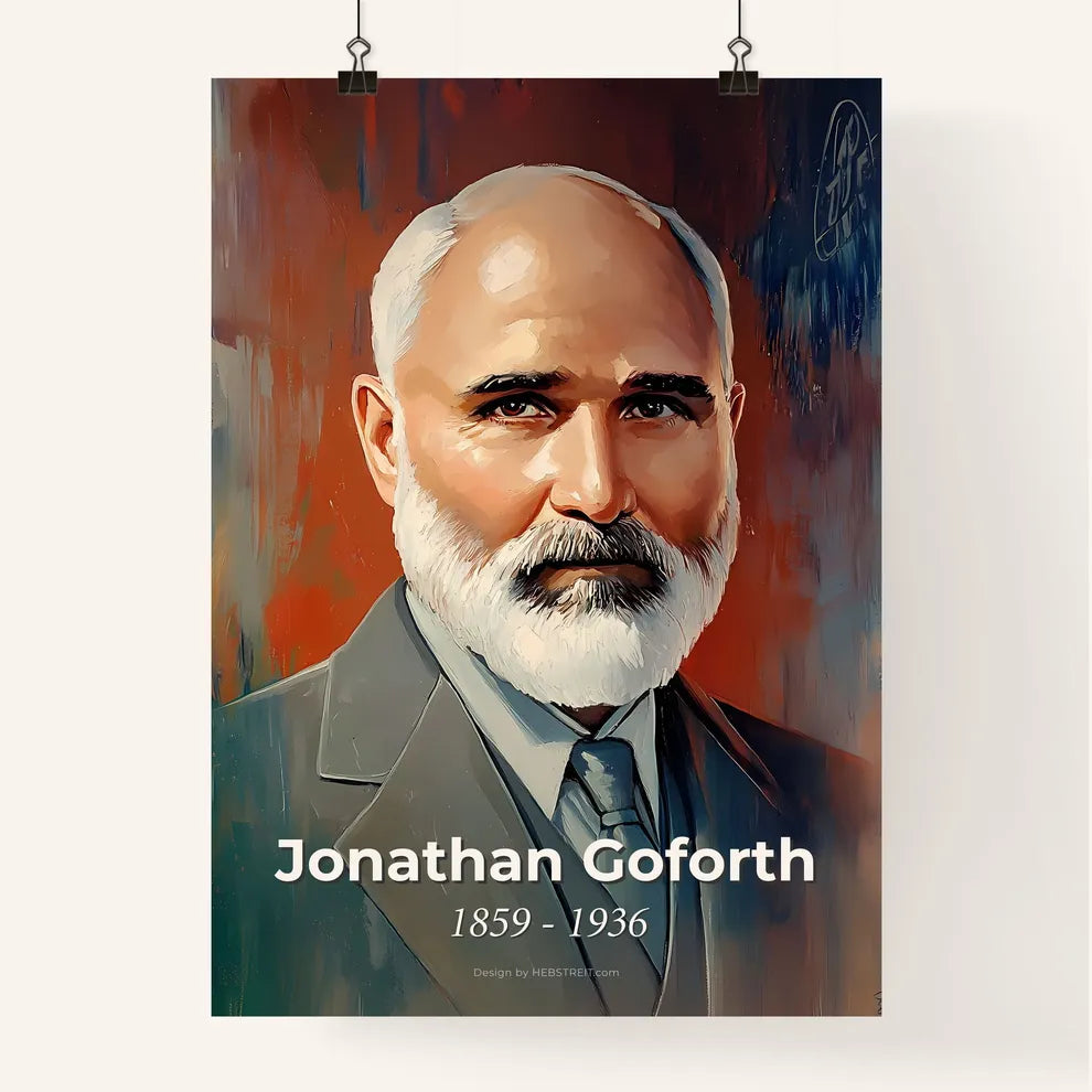 Portrait of Jonathan Goforth Poster