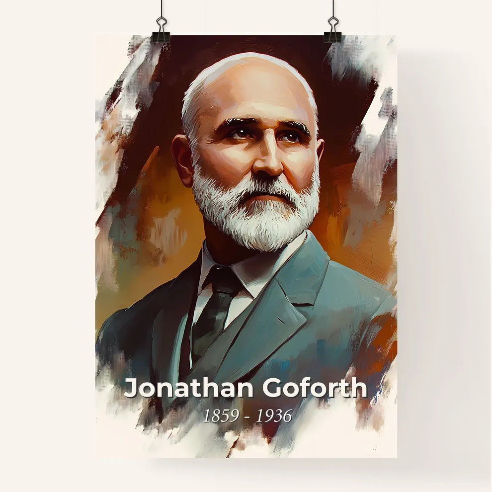 Portrait of Jonathan Goforth Poster