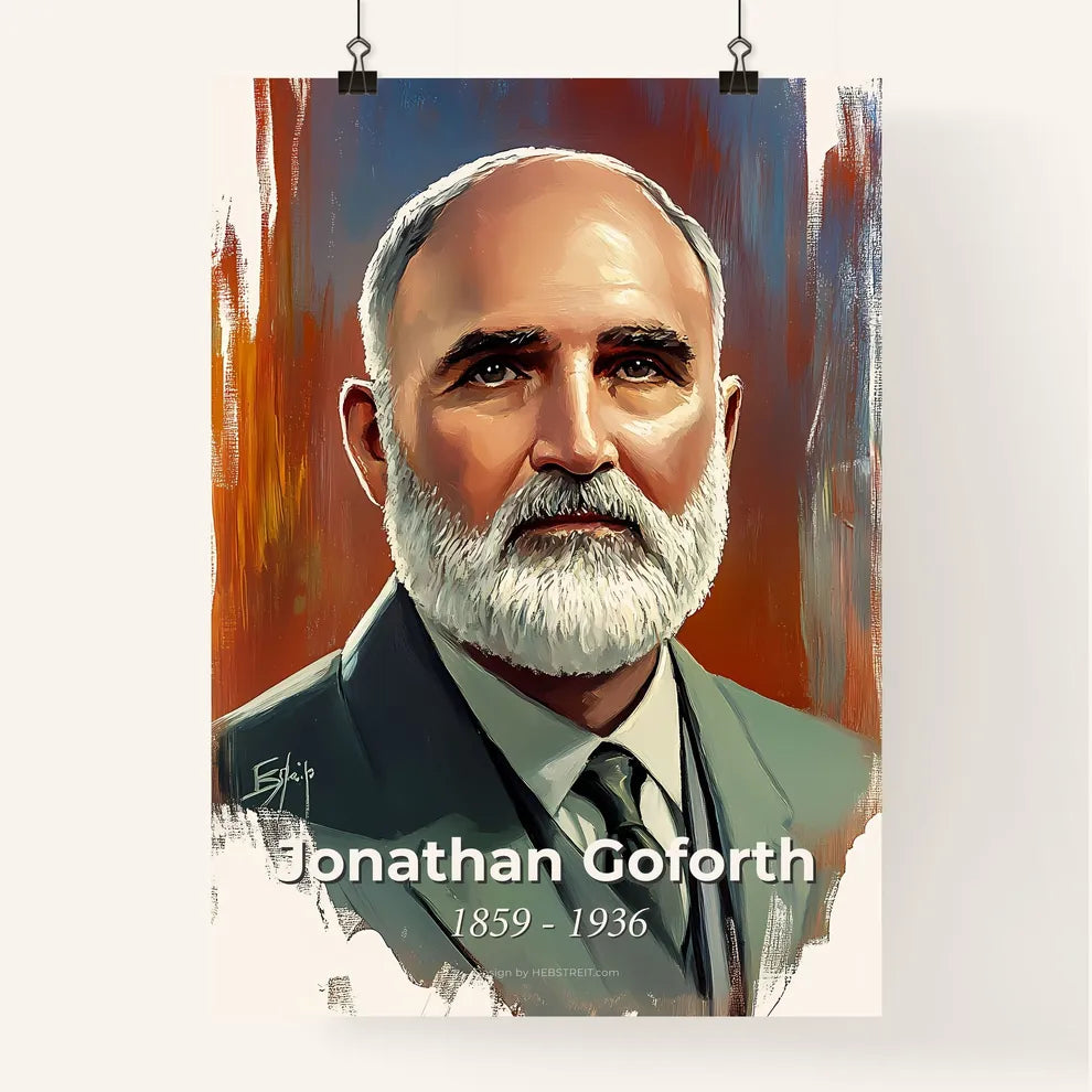 Portrait of Jonathan Goforth Poster