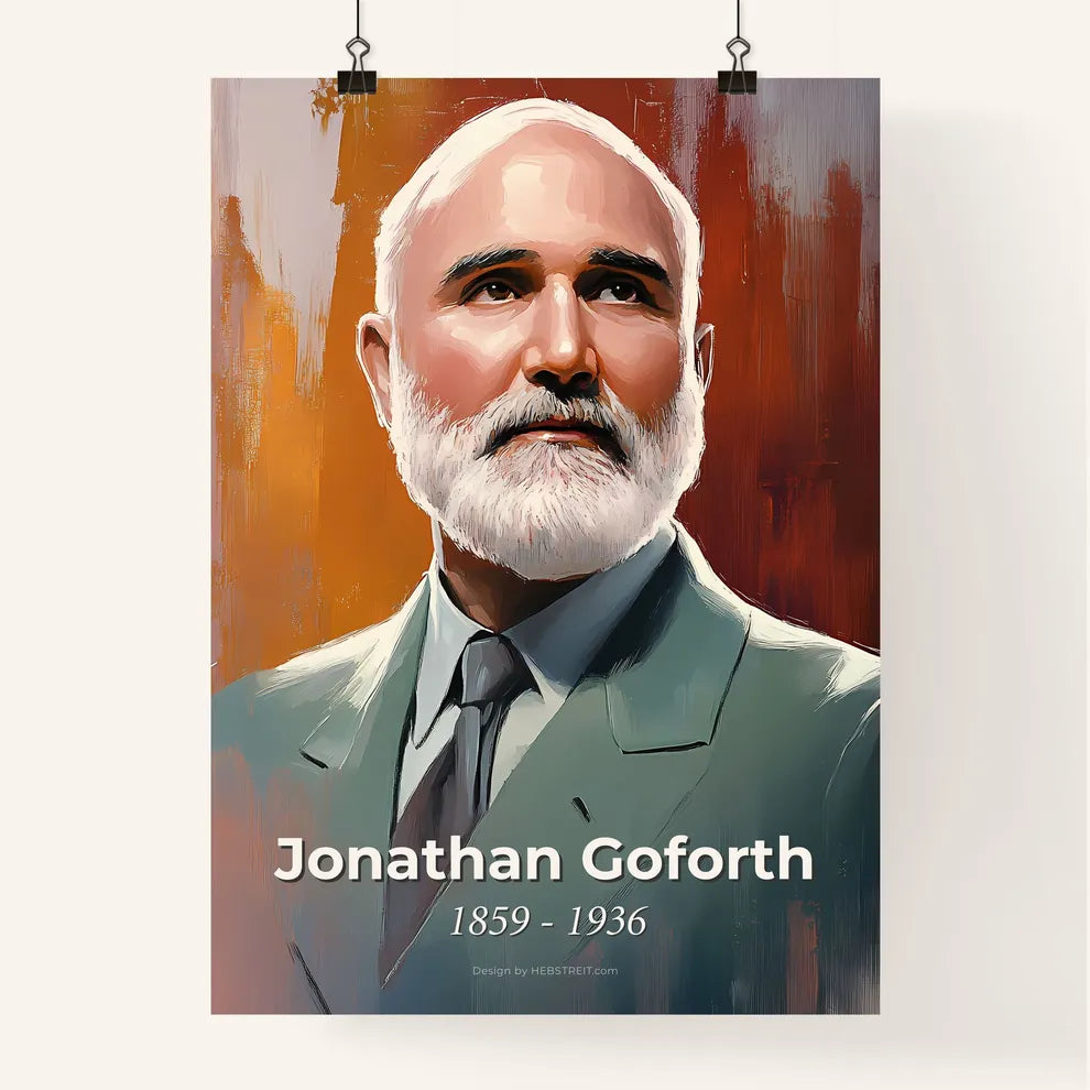 Portrait of Jonathan Goforth Poster