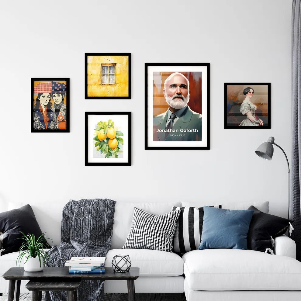 Portrait of Jonathan Goforth Wall Art