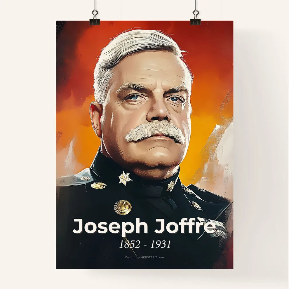 Portrait of Joseph Joffre Poster