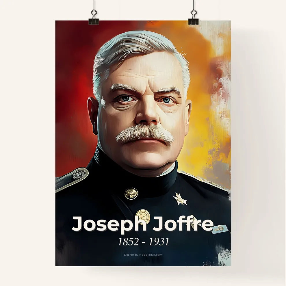Portrait of Joseph Joffre Poster