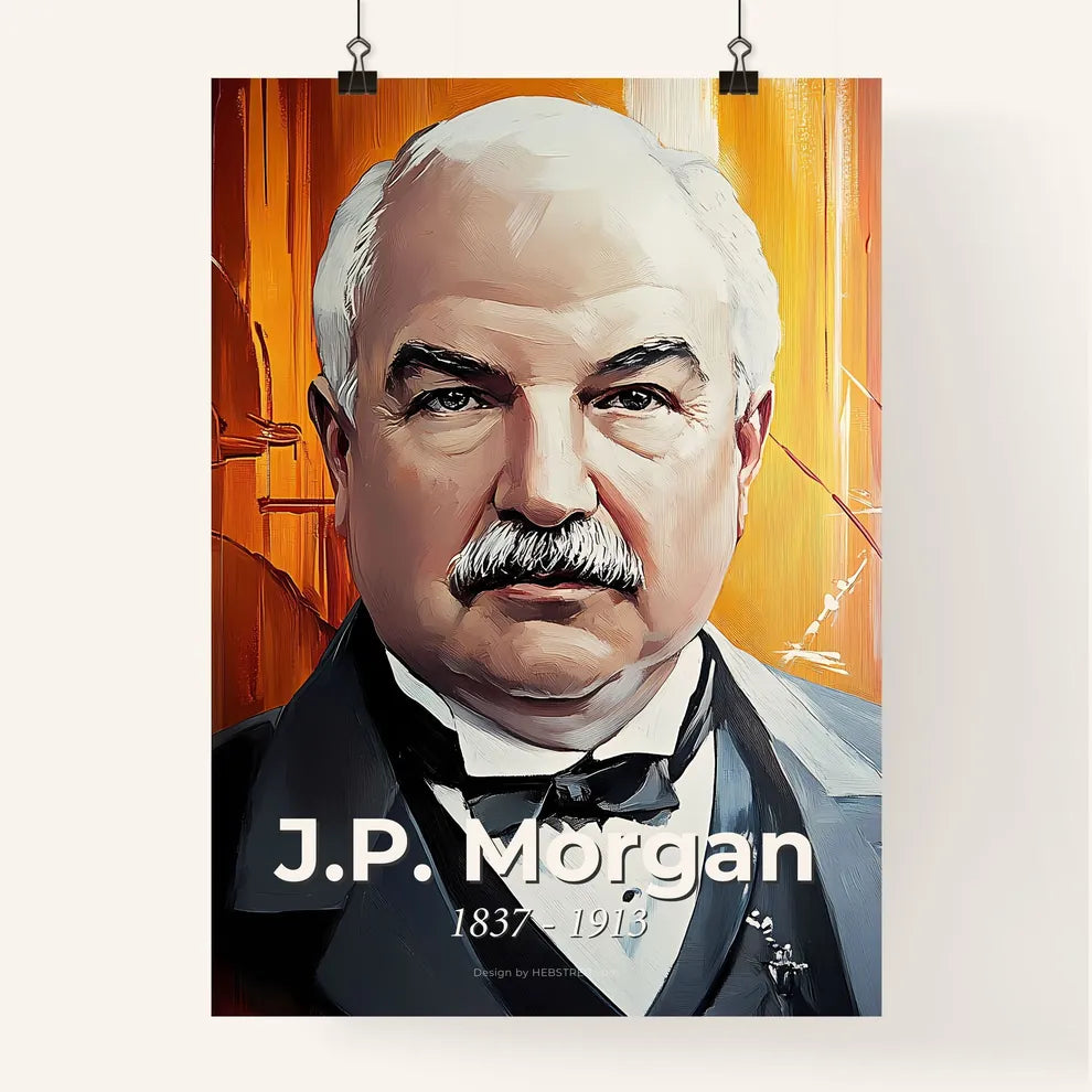 Portrait of J.P. Morgan Poster