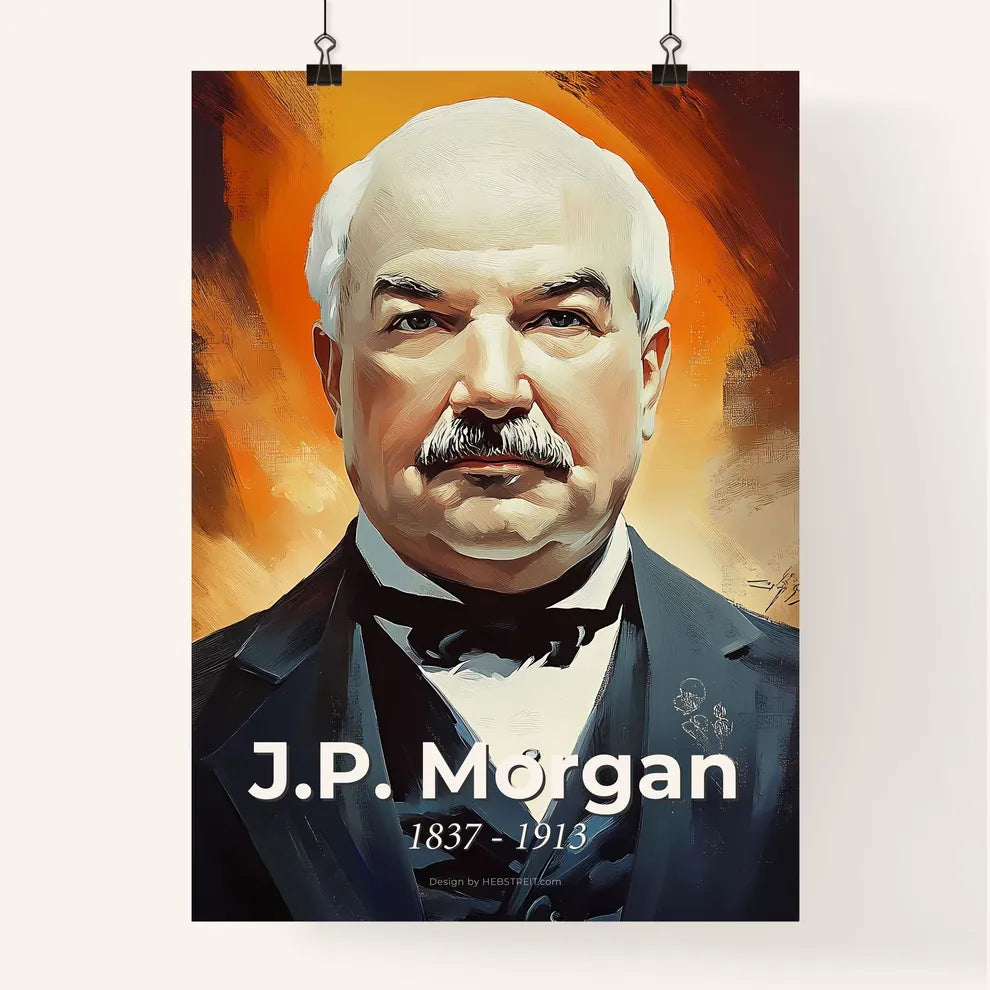 Portrait of J.P. Morgan Poster