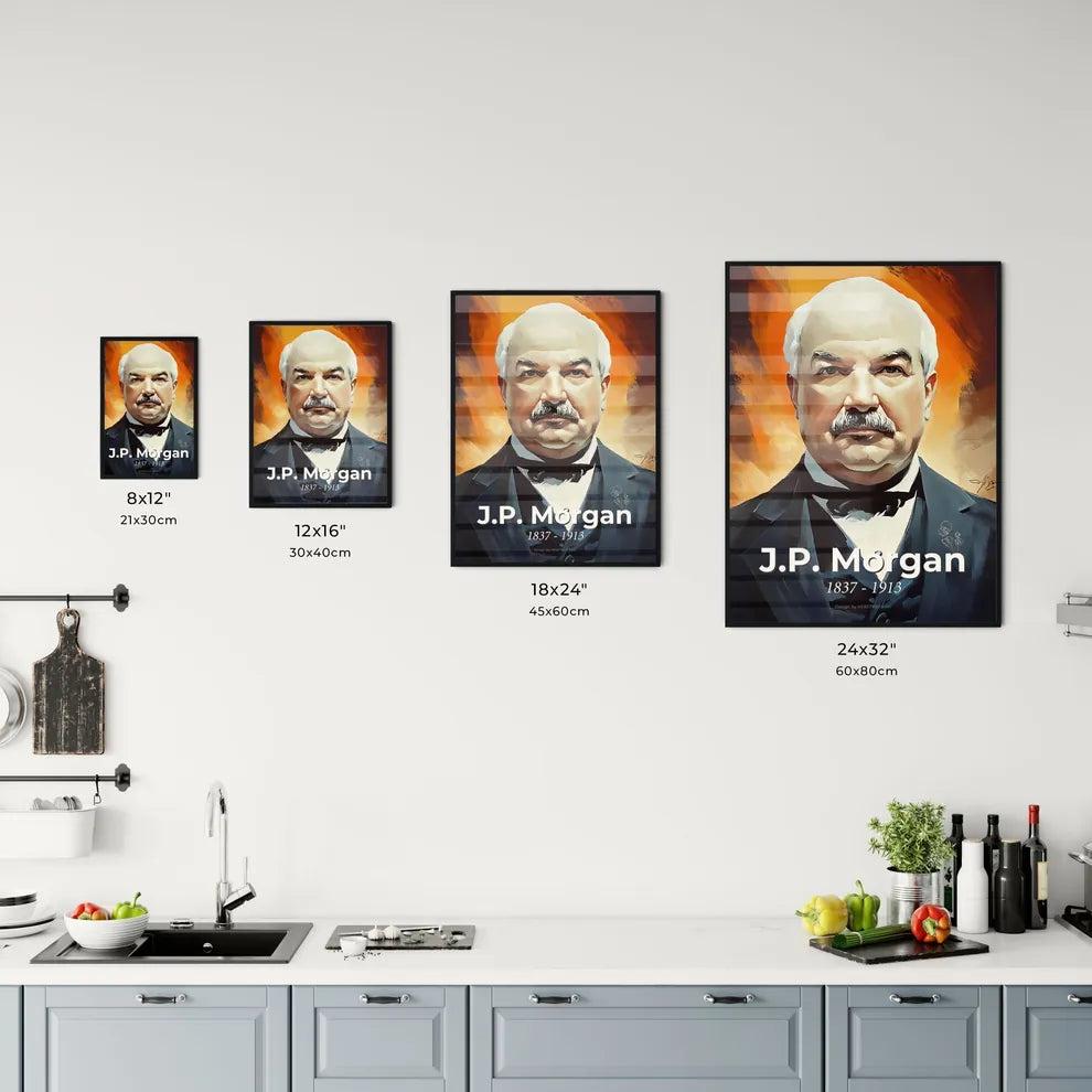 Portrait of J.P. Morgan Size Chart