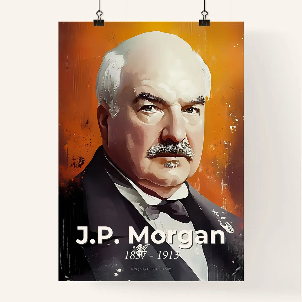Portrait of J.P. Morgan Poster