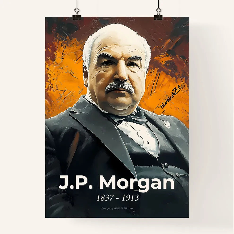 Portrait of J.P. Morgan Poster