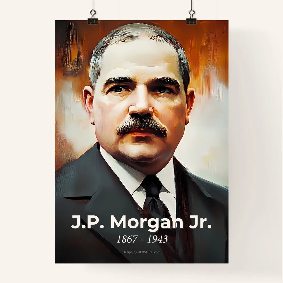 Portrait of J.P. Morgan Jr. Poster