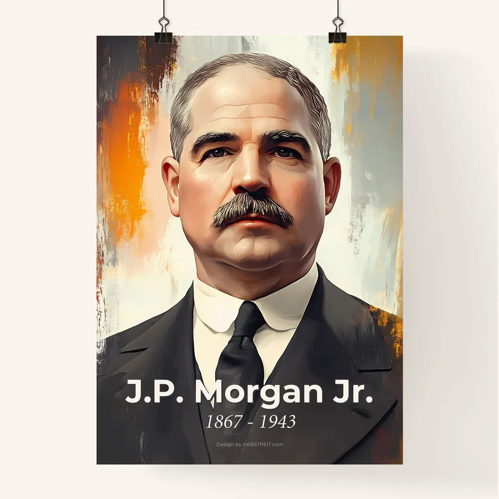 Portrait of J.P. Morgan Jr. Poster