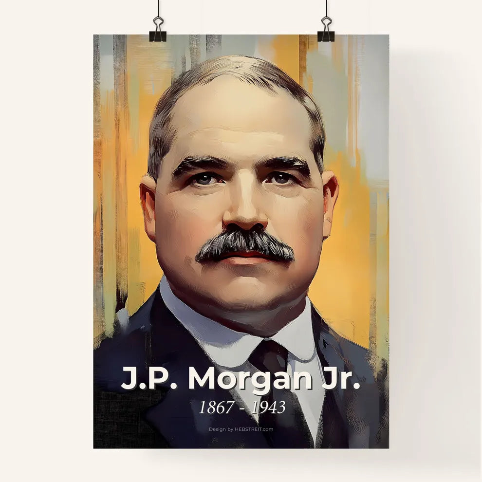 Portrait of J.P. Morgan Jr. Poster