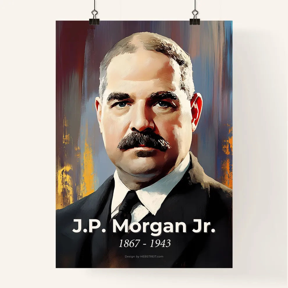 Portrait of J.P. Morgan Jr. Poster