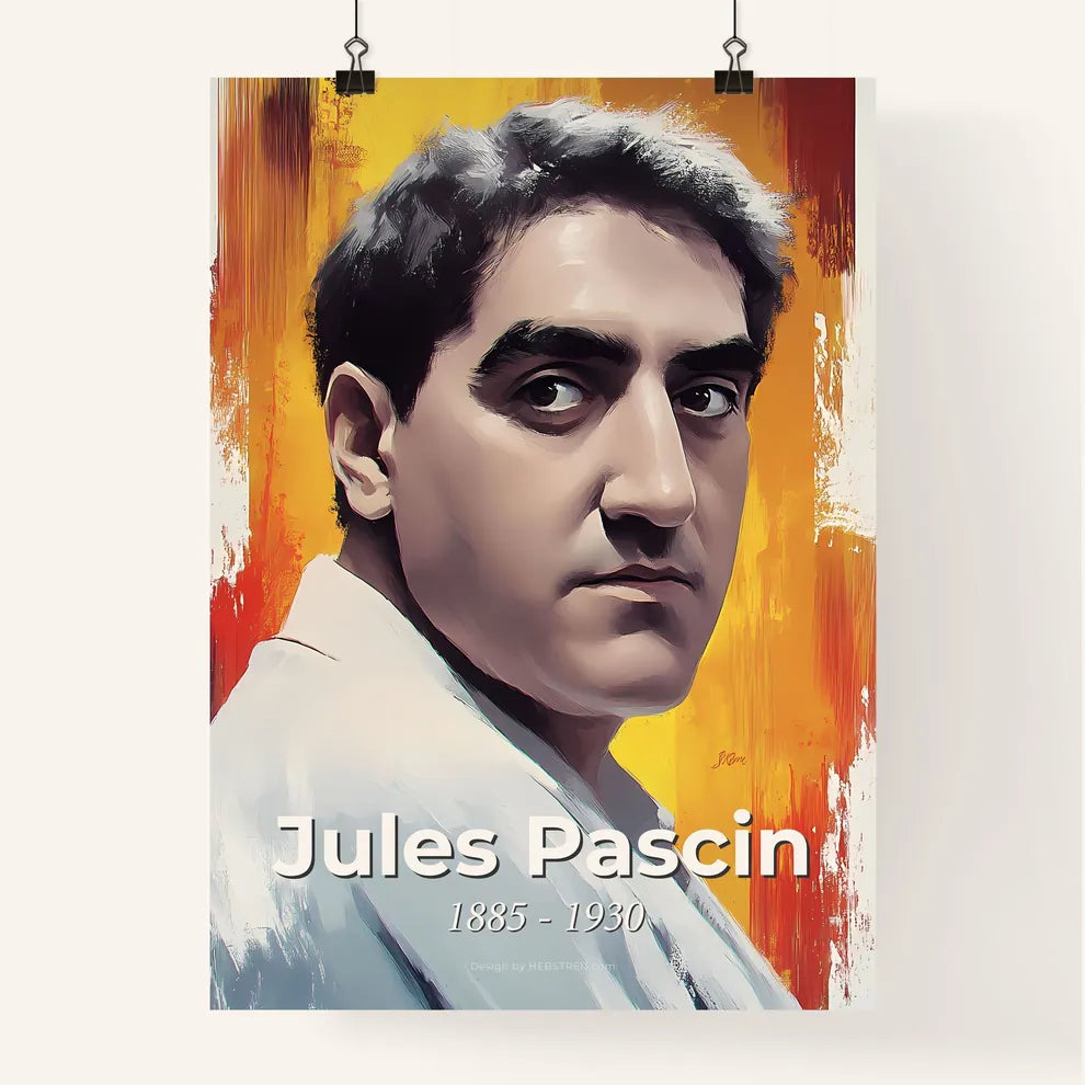 Portrait of Jules Pascin Poster