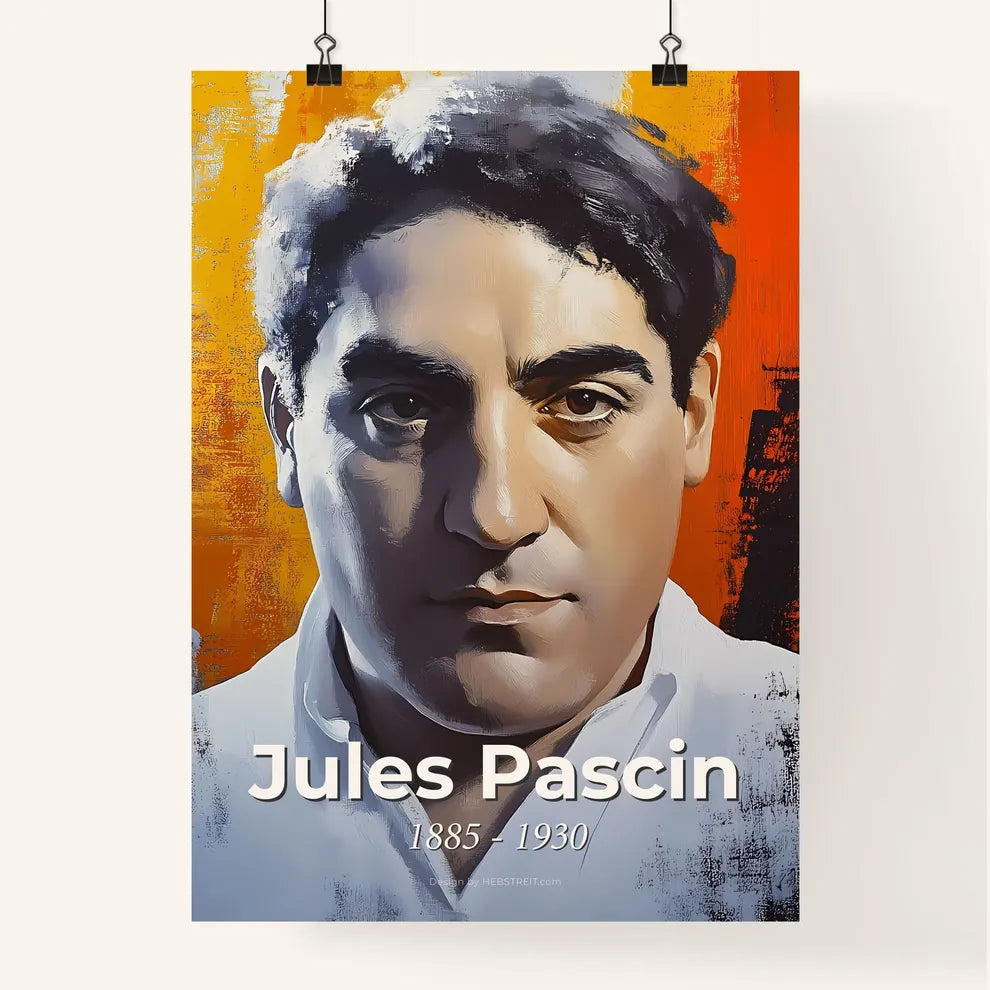 Portrait of Jules Pascin Poster
