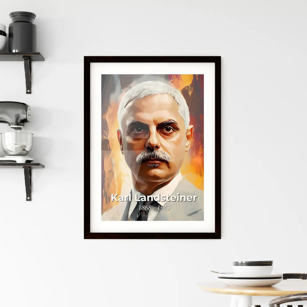 Portrait of Karl Landsteiner Hangings