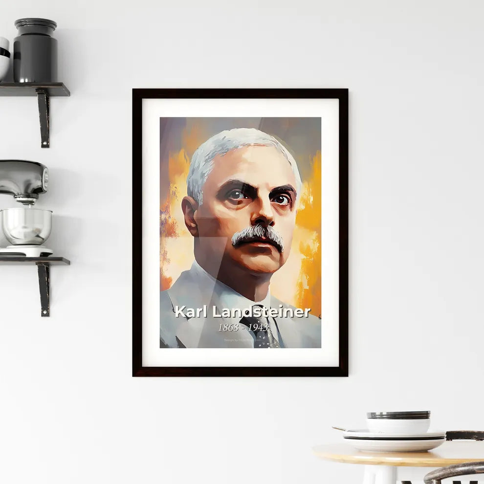 Portrait of Karl Landsteiner Hangings