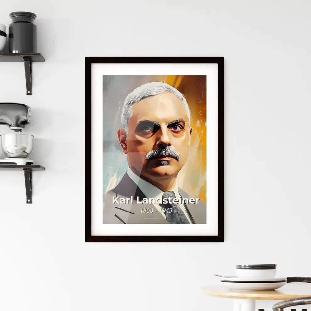 Portrait of Karl Landsteiner Hangings