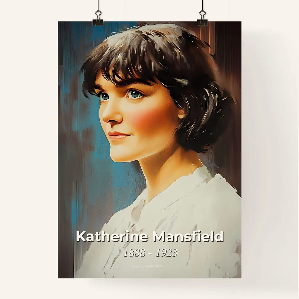 Portrait of Katherine Mansfield Poster