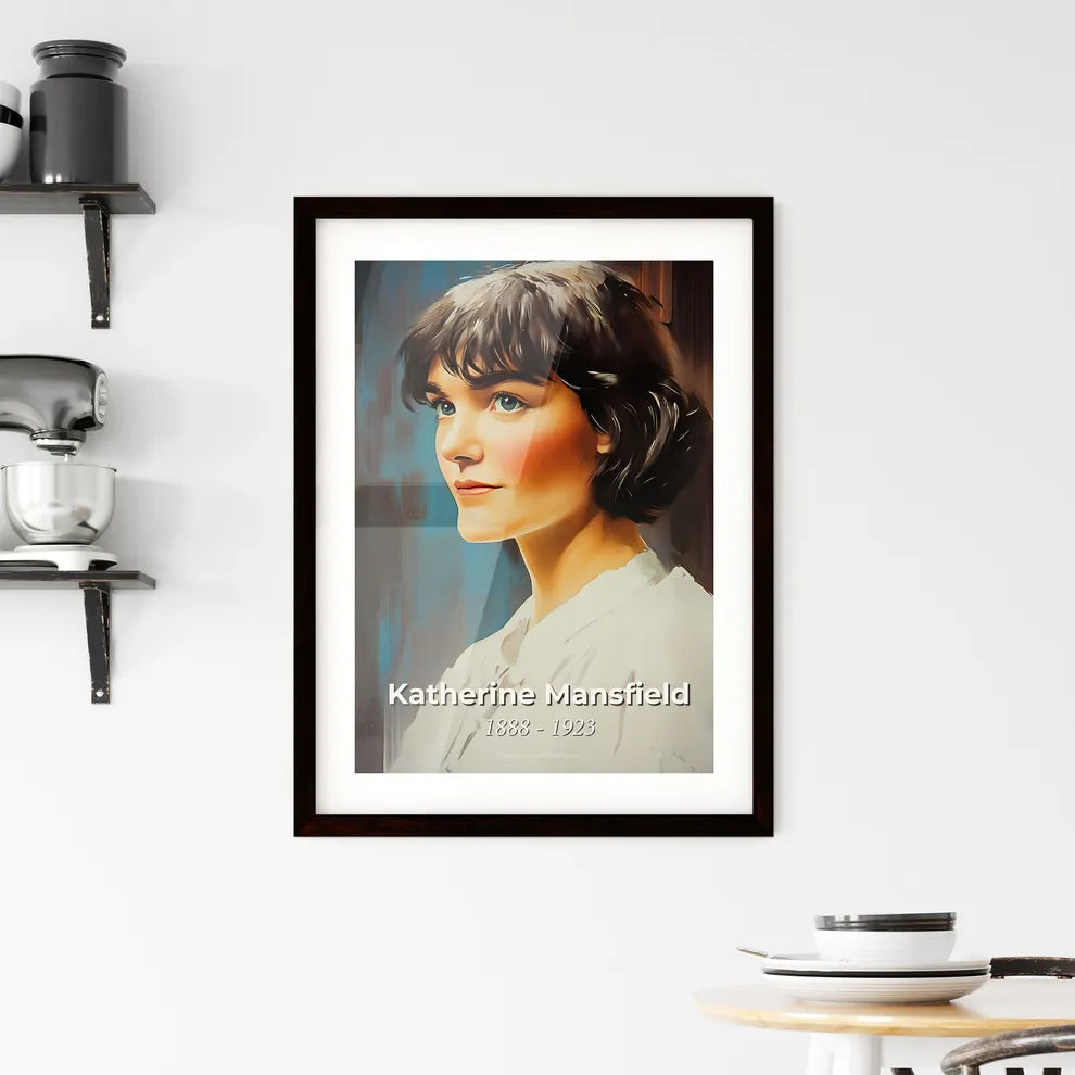 Portrait of Katherine Mansfield Framed Print