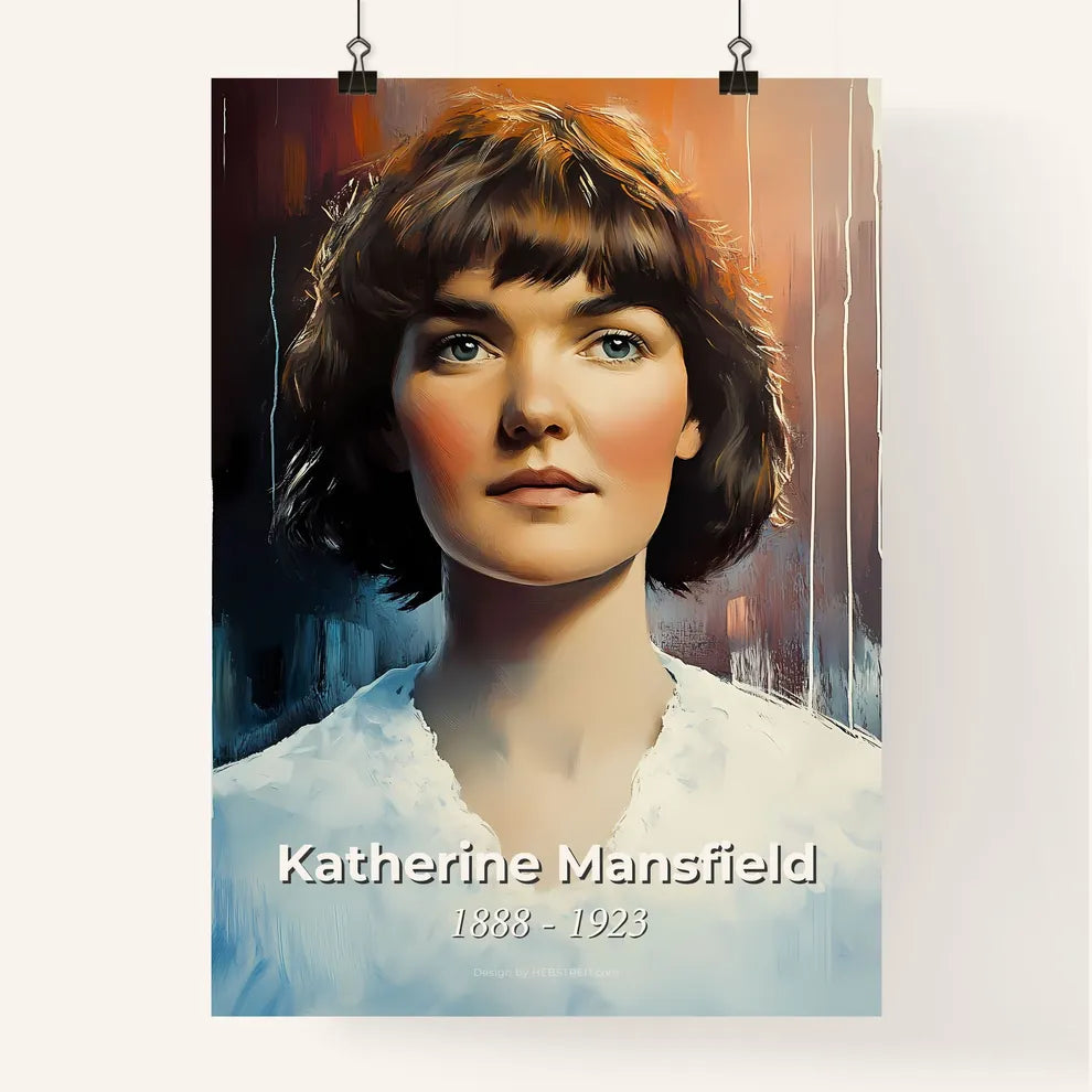 Portrait of Katherine Mansfield Poster