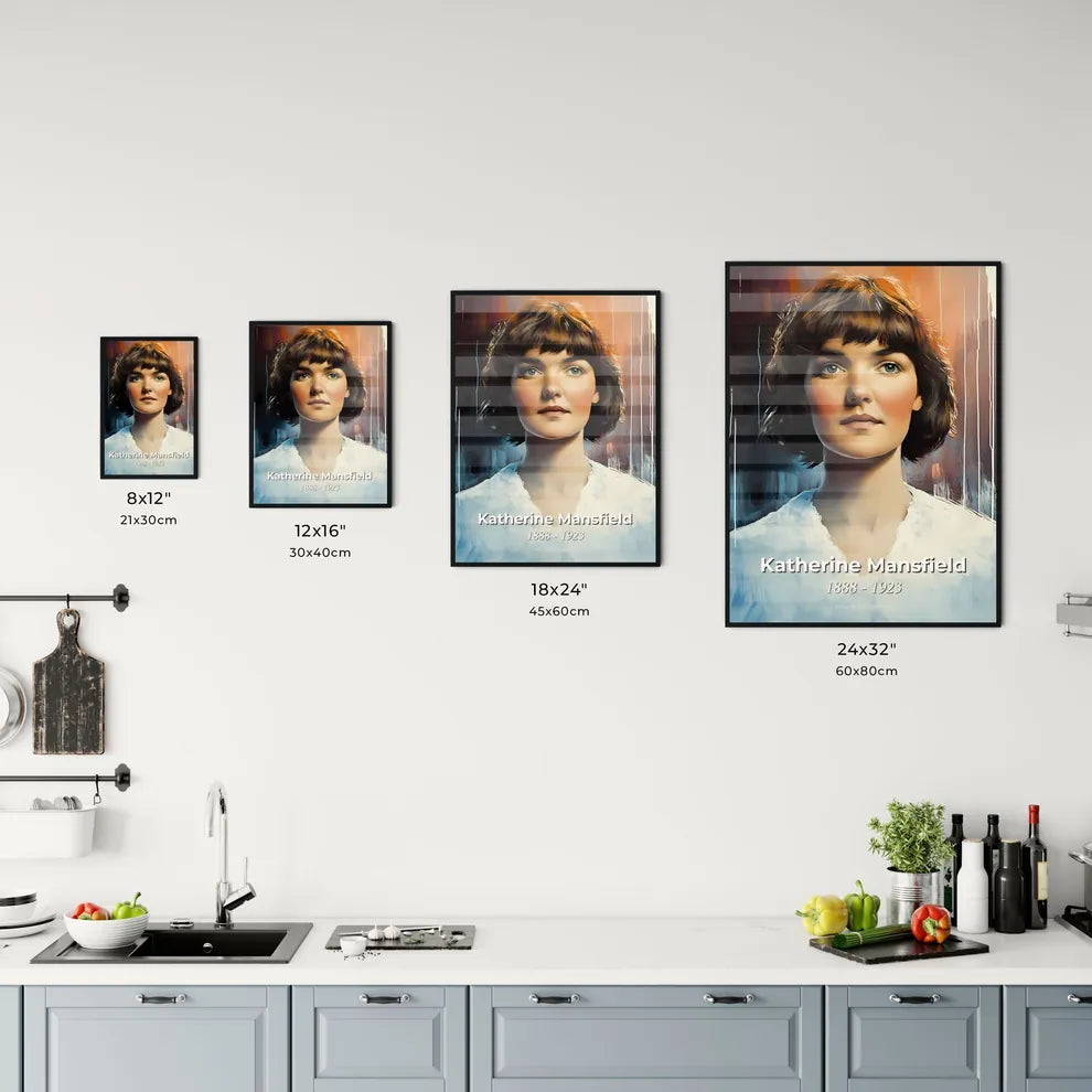 Portrait of Katherine Mansfield - Kitchen Hangings