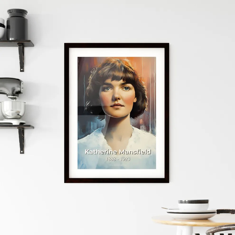 Portrait of Katherine Mansfield Framed Print