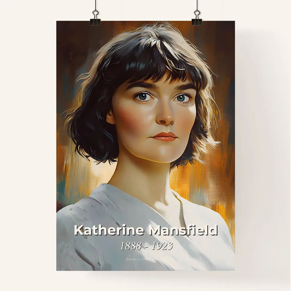 Portrait of Katherine Mansfield Poster