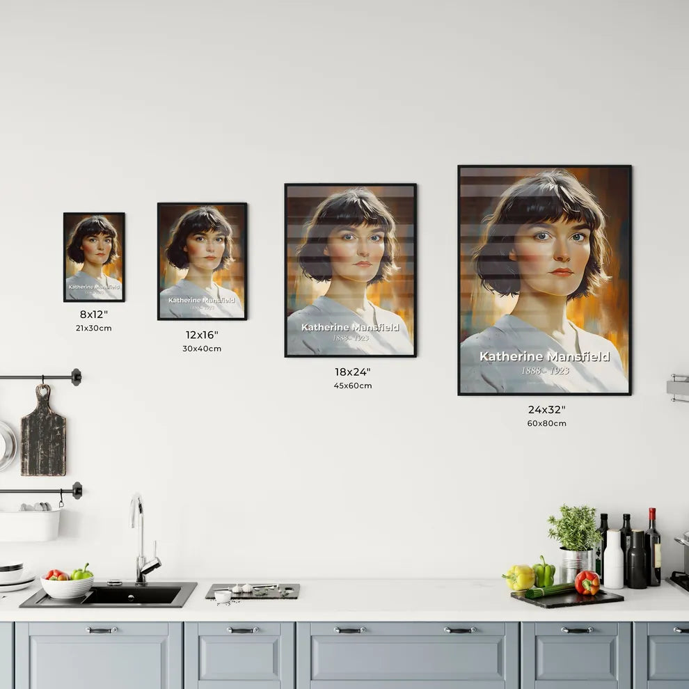 Portrait of Katherine Mansfield - Kitchen Hangings