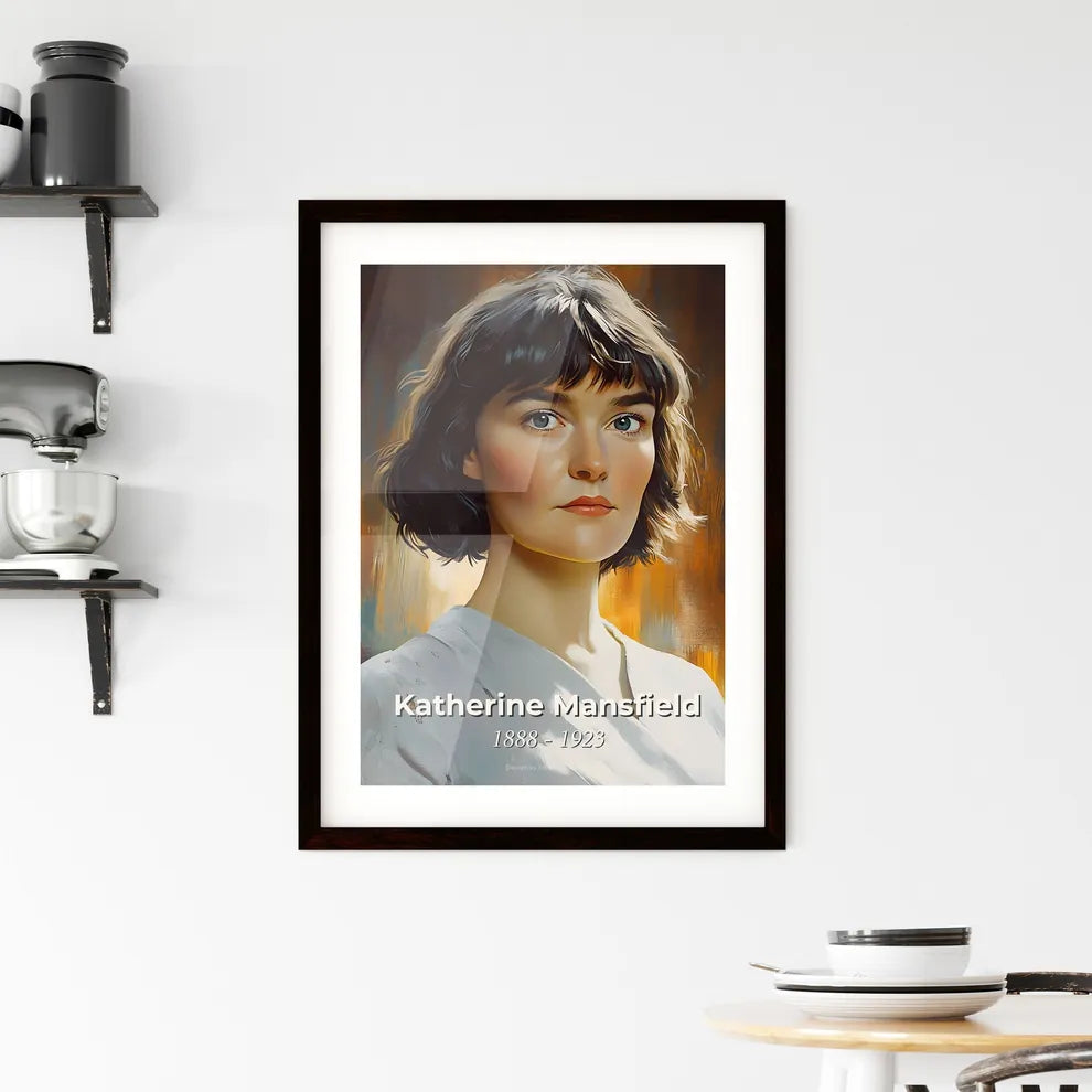 Portrait of Katherine Mansfield Framed Print