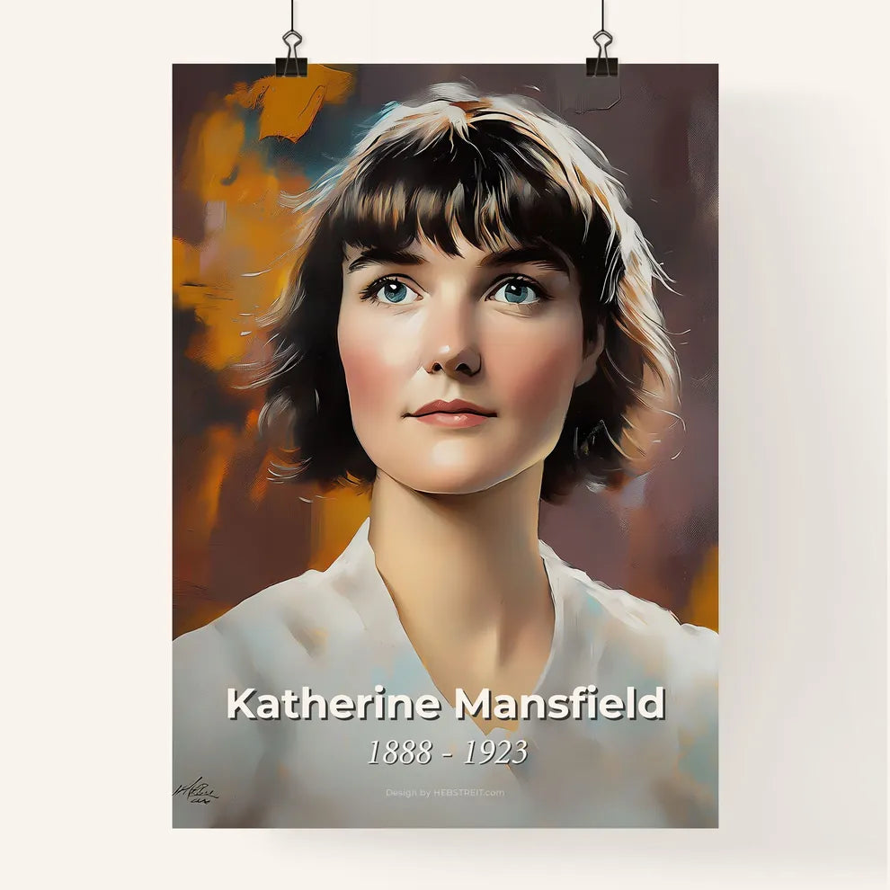 Portrait of Katherine Mansfield Poster