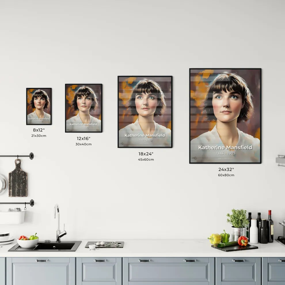 Portrait of Katherine Mansfield - Kitchen Hangings