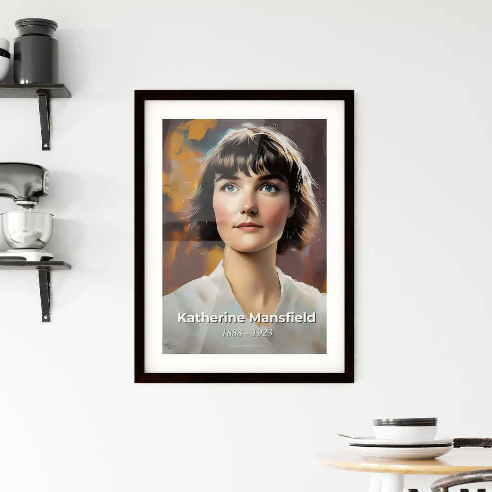 Portrait of Katherine Mansfield Framed Print