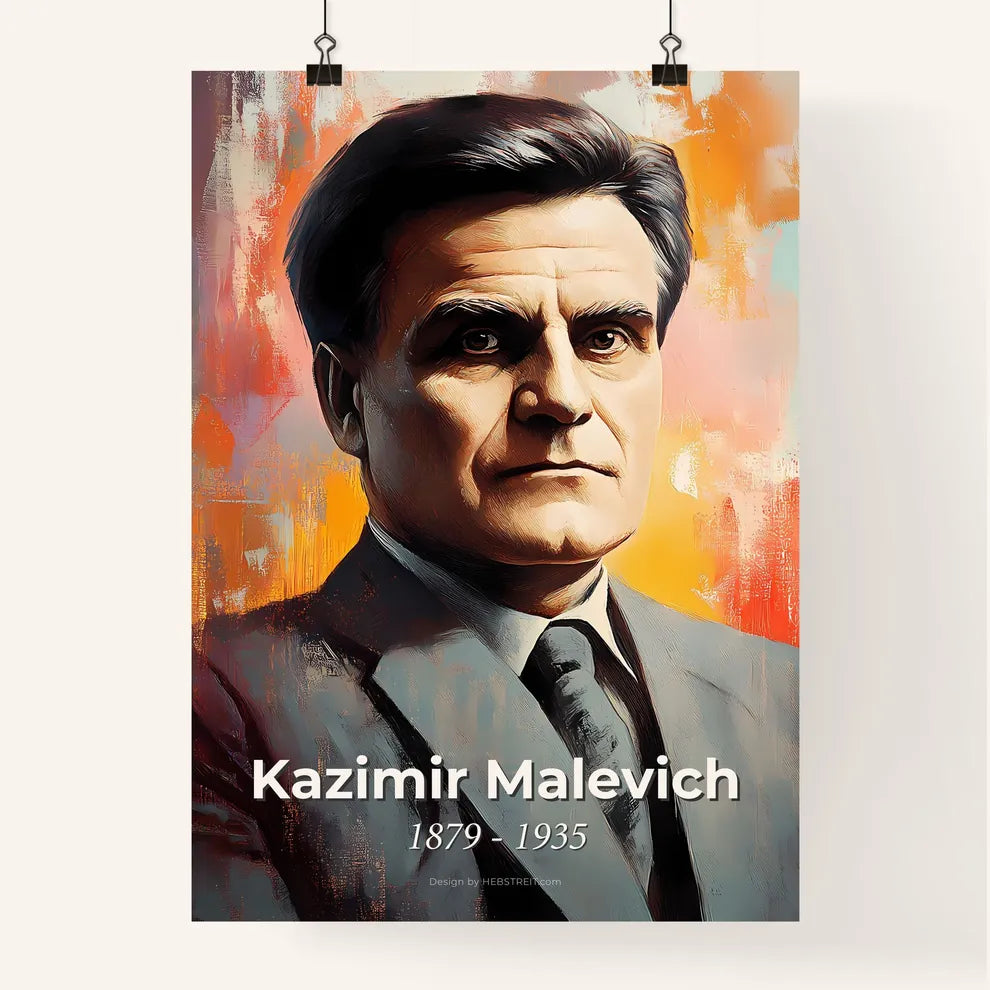Portrait of Kazimir Malevich Poster