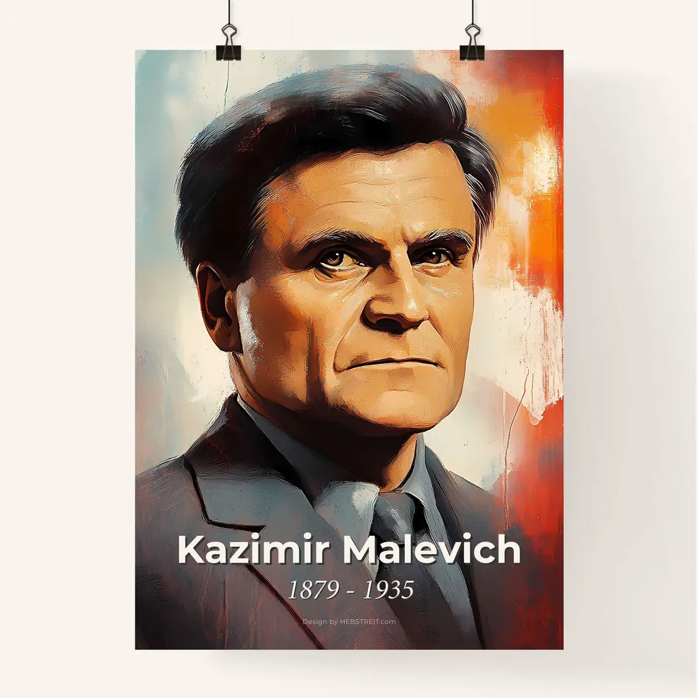 Portrait of Kazimir Malevich Poster